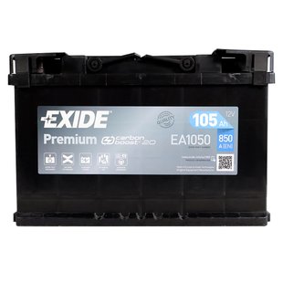 Автомобільний акумулятор 12V [Euro] EXIDE (EK1050) AGM Start-Stop 105Ah 950A R+