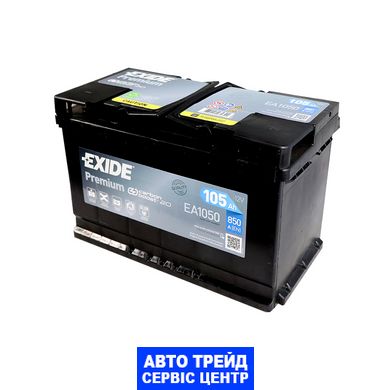 Автомобільний акумулятор 12V [Euro] EXIDE (EL1050) EFB Start-Stop 105Ah 950A R+