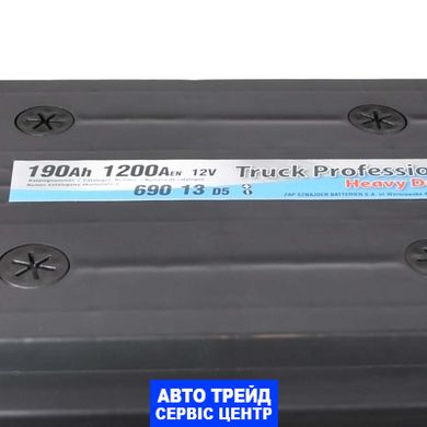 Автомобільний акумулятор 12V [Euro] ZAP Truck Freeway (690 13) 190Ah 1200A L+