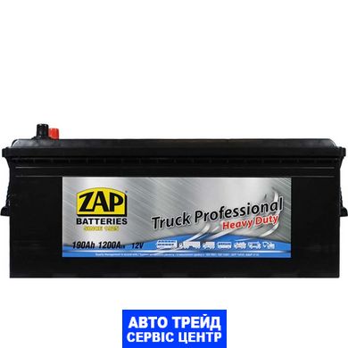 Автомобільний акумулятор 12V [Euro] ZAP Truck Freeway (690 13) 190Ah 1200A L+