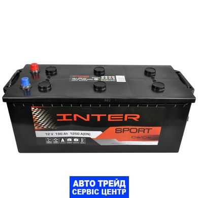 Автомобільний акумулятор 12V [Euro] INTER Sport 190Ah 1250A L+