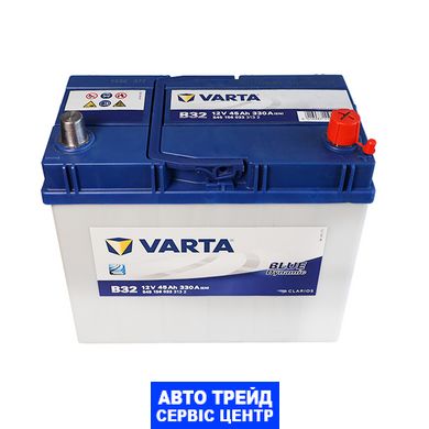 Автомобільний акумулятор 12V [Asia] VARTA Blue Dynamic (B32) 45Ah 330A R+