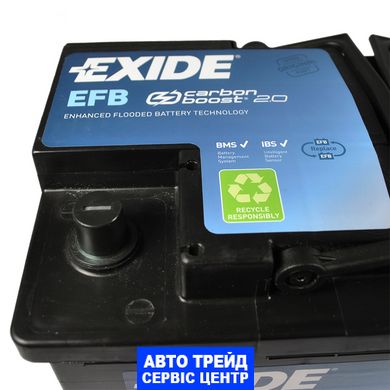 Автомобільний акумулятор 12V [Euro] EXIDE (EL800) EFB Start-Stop 80Ah 800A R+