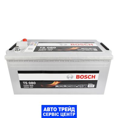 Автомобільний акумулятор 12V [Euro] BOSCH (T50 800) 225Ah 1150A L+